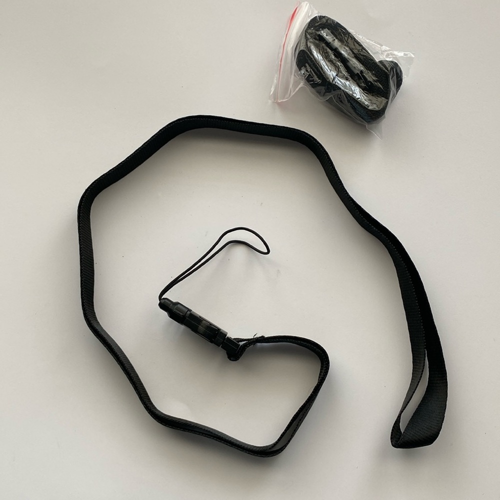 Breakaway lanyards black for ID badge reel cell phones and more new pack of 2